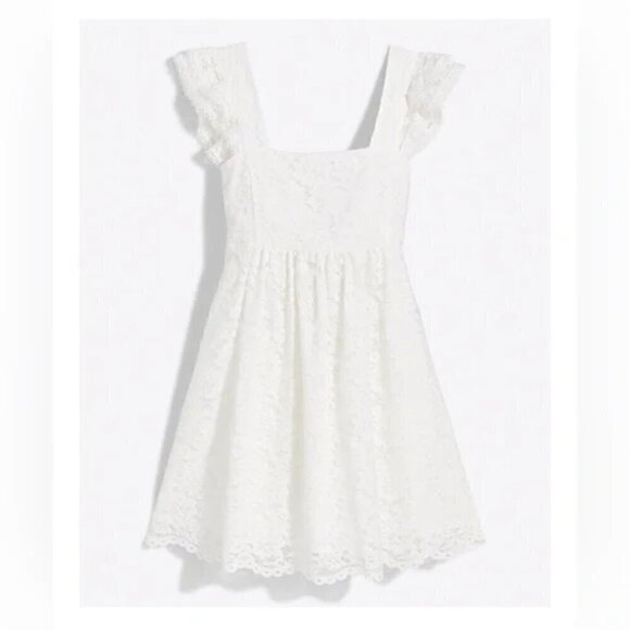 NWT Draper James 'Maddie' Babydoll Dress in Magnolia White Lace- Size XXL - Picture 2 of 7